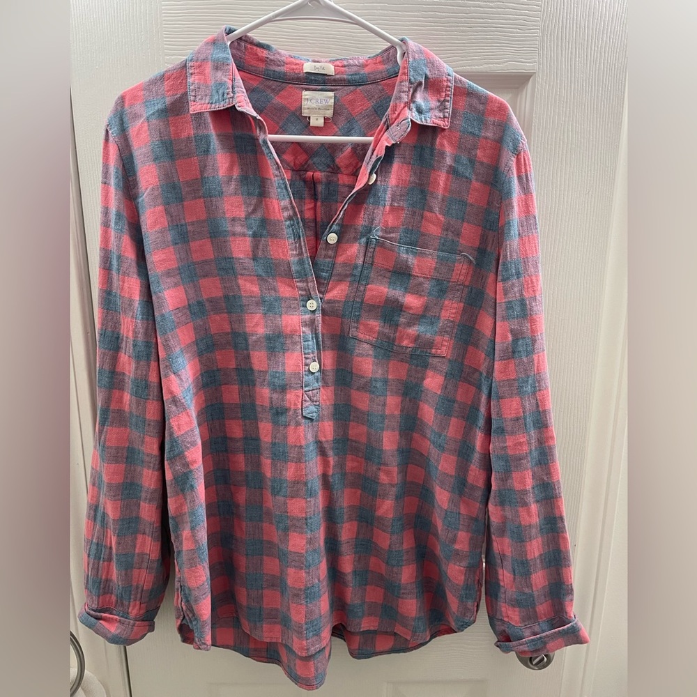 Women’s Jcrew tunic shirt (boyfriend fit)